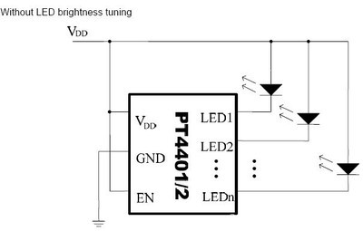 供應PT4402 4通道20mA LDO LED背光驅動IC芯片 性能、價格與一站式采購指南